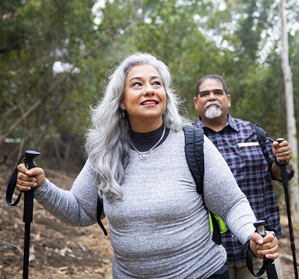 Senior Mexican Couple Hiking